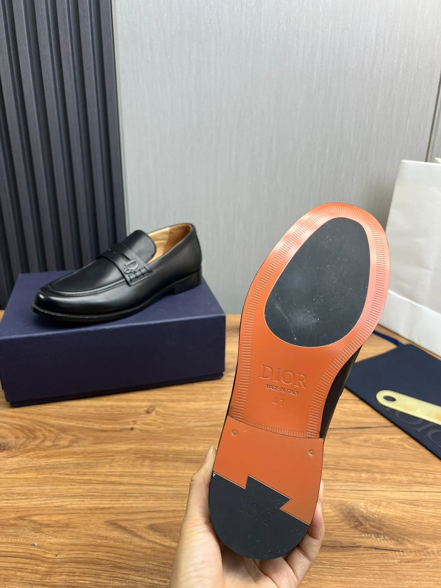 Men's men's shoes💰520💰 Dior men's business casual leather shoes👞all made of imported original brand leather, just to create a more comfortable wearing experience, upper: original cowhide➕imported sheepskin lining, original non-slip and wear-resistant rubber outsole✔️36-45 (38.45 non-returnable)